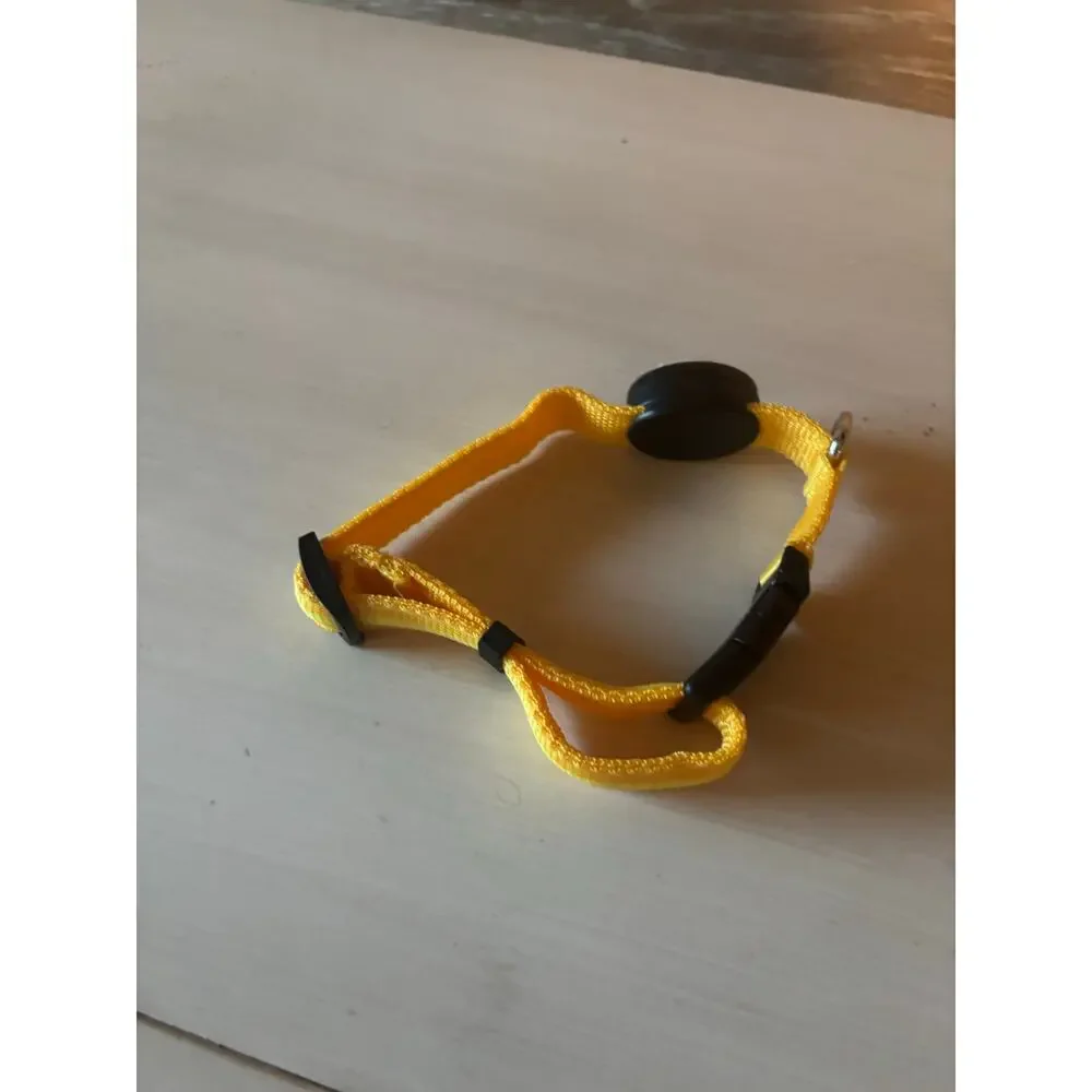 Elive Yellow LED Dog Collar 3/4" width Adjustable M 15" - 20" - Picture 6 of 6